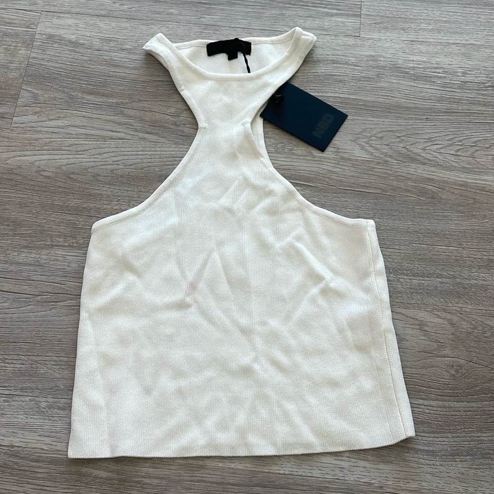 H:ours tank top size small color white